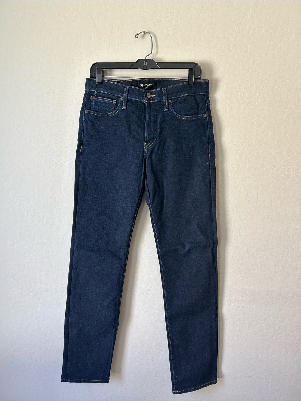 Madewell Men Dark Blue Slim-Straight Jeans